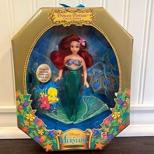 Vintage Little Mermaid Princess Portrait Doll 🦀